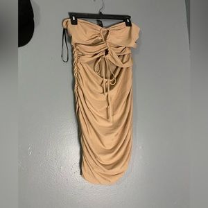 Tan dress